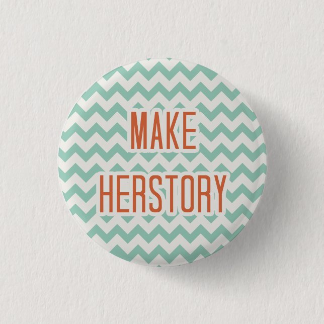 Herstory 1 Inch Round Button (Front)