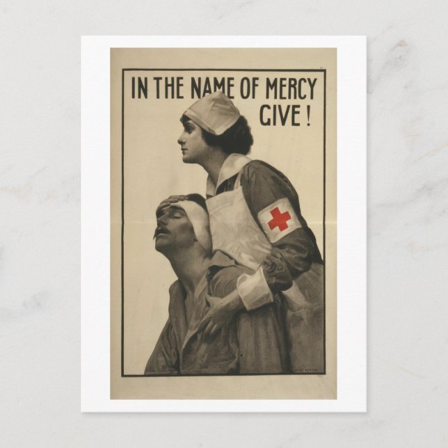 Herter_-_In_the_name_Propaganda poster Postcard (Front)