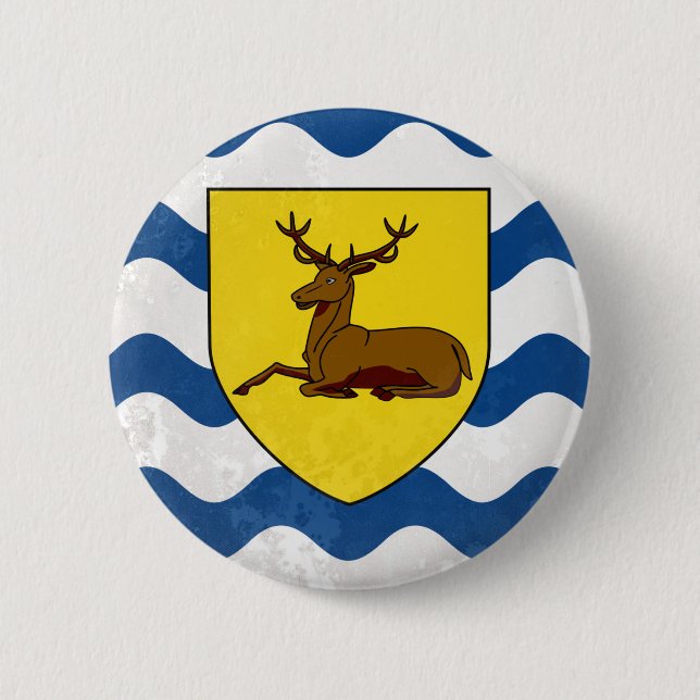 Hertfordshire 2 Inch Round Button (Front)