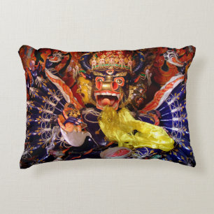 Heruka Buddha, Tibbet No.2 (Pillow) Accent Pillow