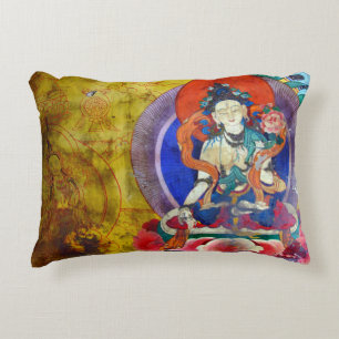 Heruka Buddha, Tibbet (Pillow) Decorative Pillow