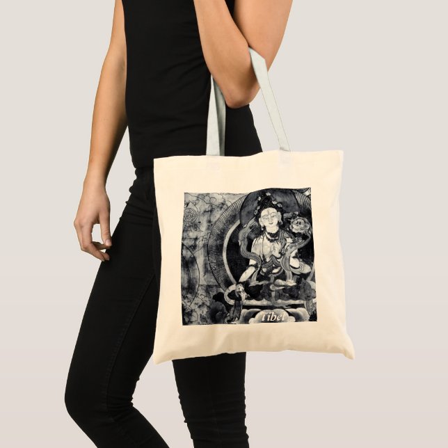 Heruka Buddha, Tibet Tote Bag, Tibetan Buddhism (Front (Product))