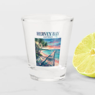 Hervey Bay Australia Shot Glass