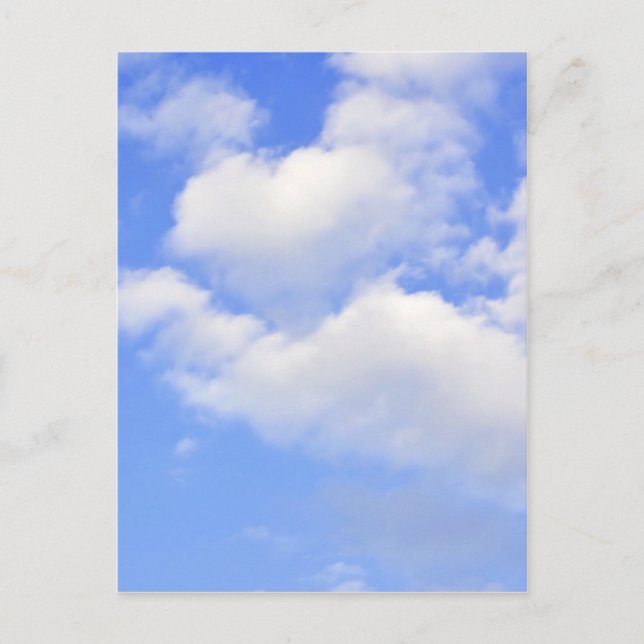 Herz aus Wolken Postcard (Front)