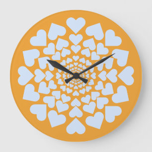 Herz ♥ Heart Sun Large Clock
