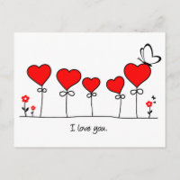 Herz Liebe Schmetterling - i love you