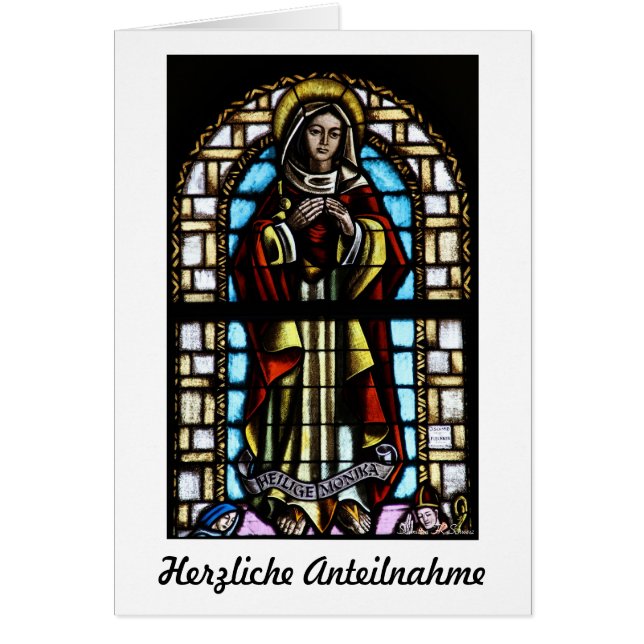 Herzliche Anteilnahme Karte (Front)