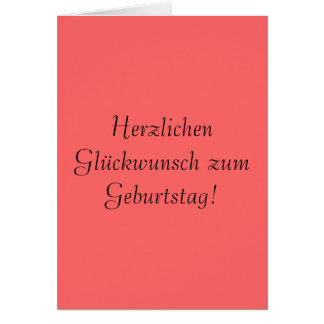Herzlichen Glückwunsch zum Geburtstag!