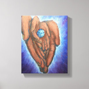 He's Got the Whole World in His Hands. Canvas Print