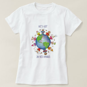He's Got the Whole World in His Hands T-Shirt