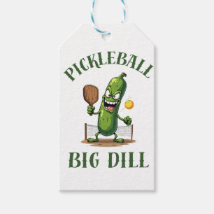 He's Kind of a Big Dill - Funny Pickleball  Gift Tags