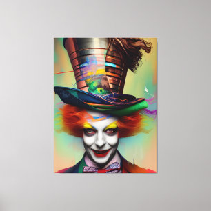 He's Mad Canvas Print