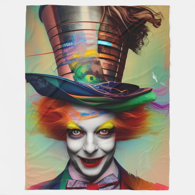 He's Mad Fleece Blanket (Front)