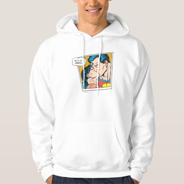 He's my hero hoodie (Front)