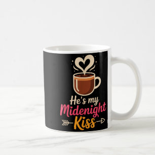 He's My Midnight Kiss Happy New Year Matching Coup Coffee Mug