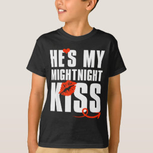 He's My Midnight Kiss Happy New Year Matching Funn T-Shirt