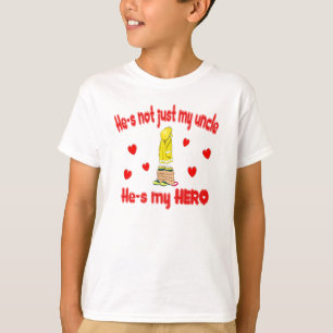 He's not just my uncle- hearts T-Shirt