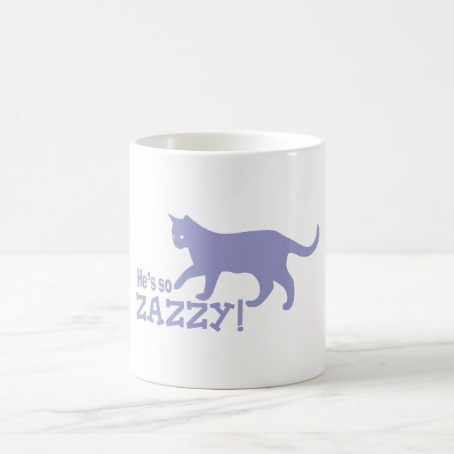 He's so Zazzy - Cat Lover Coffee Mug (Center)