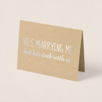 He's Stuck With Us | Bridesmaid or Maid of Honour