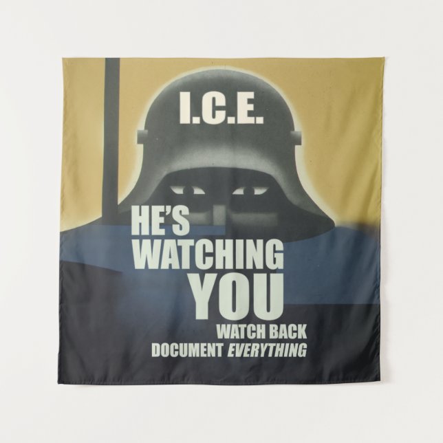 He's Watching You 2026 Tapestry (Front)