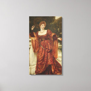 Hesperia (by Frank Dicksee) Canvas Print