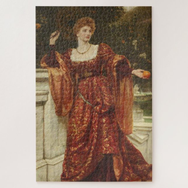 Hesperia (by Frank Dicksee) Jigsaw Puzzle (Vertical)