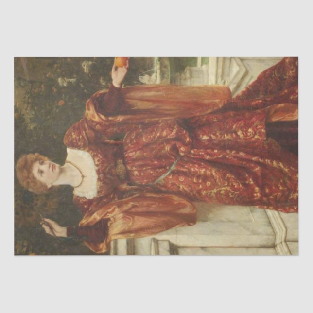 Hesperia (by Frank Dicksee) Tissue Paper (Front)