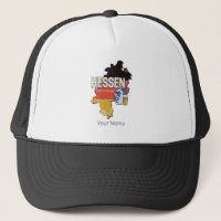 Hesse Germany Retro State Map Vintage Jug Souvenir