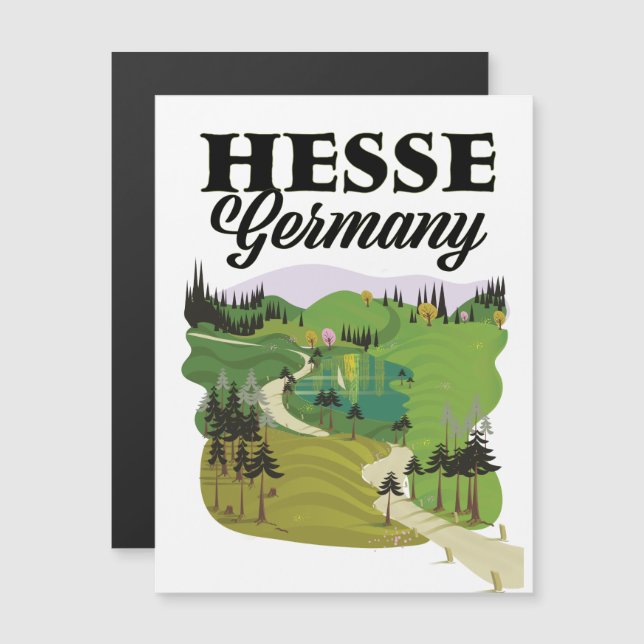 Hesse Germany Travel poster (Front/Back)