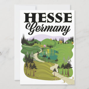 Hesse Germany Travel poster