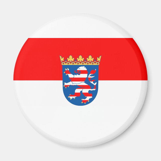 Hessen flag magnet (Front)