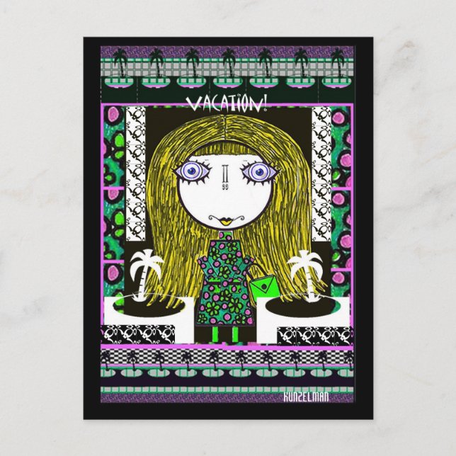 HESTER BESSIE METTS COLLECTIBLE ART POSTCARD (Front)