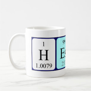 Hester periodic table name mug