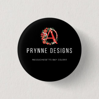 Hester Prynne Scarlet Letter button