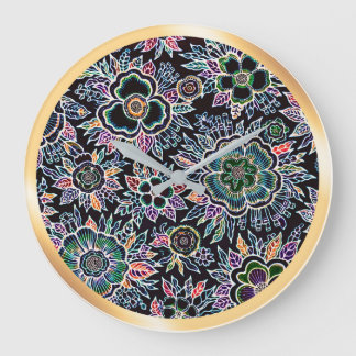 HESTIA: Eternal Glow- Maximalist Art Wall Clock