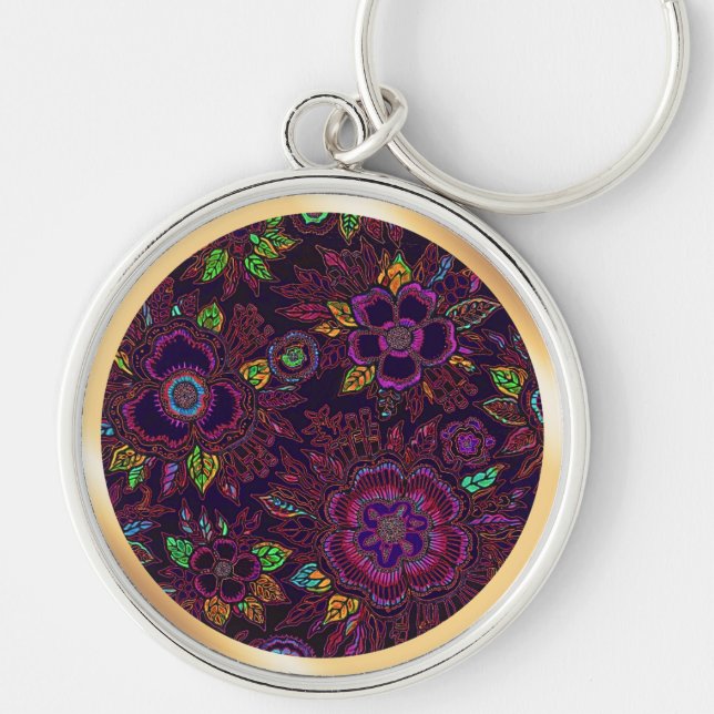 HESTIA: Midnight Hearth- Maximalist Keychain (Front)