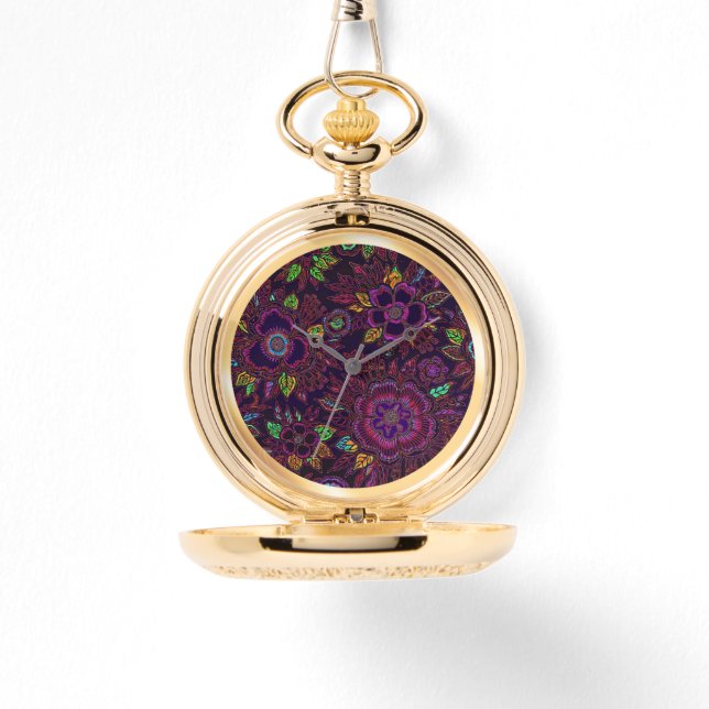 HESTIA: Midnight Hearth- Pocket Watch (Front)