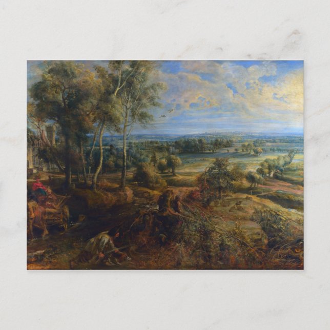 Het Steen Early Morning,Peter Paul Rubens Fine Art Postcard (Front)
