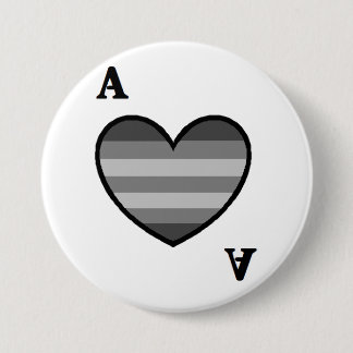 Heteroromantic Asexual Ace Button