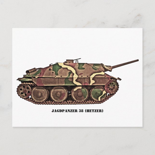 Hetzer Postcard (Front)