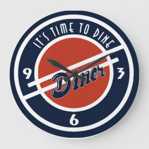 Heure De Dîner - Horloge Murale Acrylique