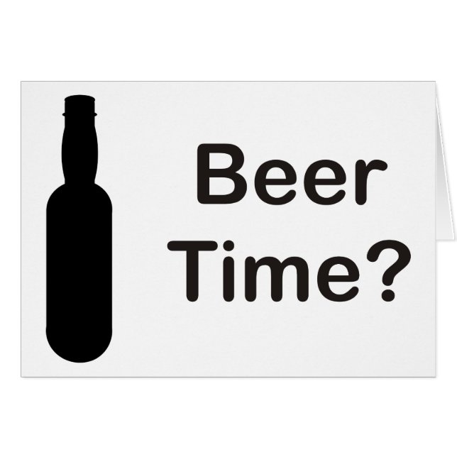 Heure de la bière ? (Devant horizontal)