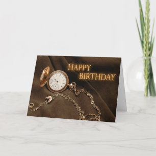 Heure de récupération Carte Anniversaire