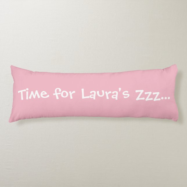 Heure faite sur commande pour Zzz… Coussin rose du (Devant)