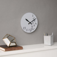 Heure Fou Numéros Horloge ronde