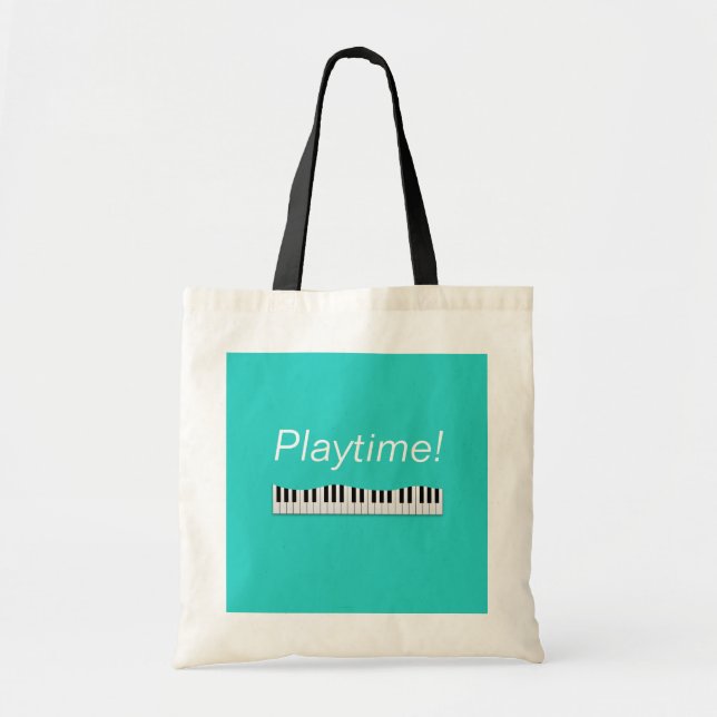 Heures de récréation ! Sac fourre-tout à piano (Devant)