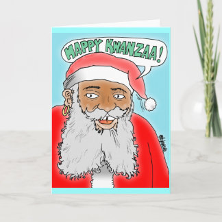 HEUREUSE CARTE DE NOËL KWANZAA