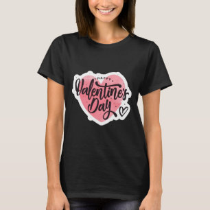 heureuse Sainte-Valentin de t-shirt