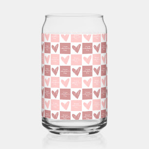 Heureuse Sainte-Valentin mignon Coeurs roses Motif
