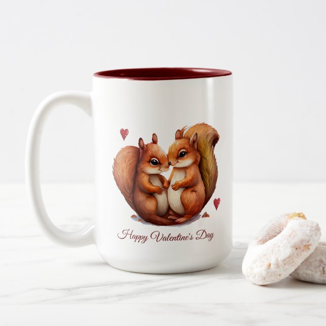 Heureuse Sainte-Valentin Mug (Avec donut)